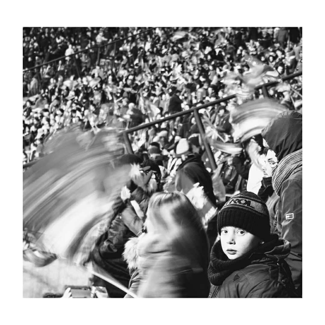 You takin my picturefootball crowd looking bnwcaptures soccer sports bnwphotography boy …