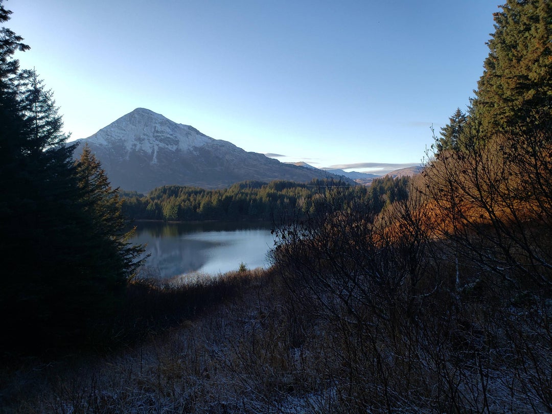 Nice view of barometer mountain, kodiak Ak