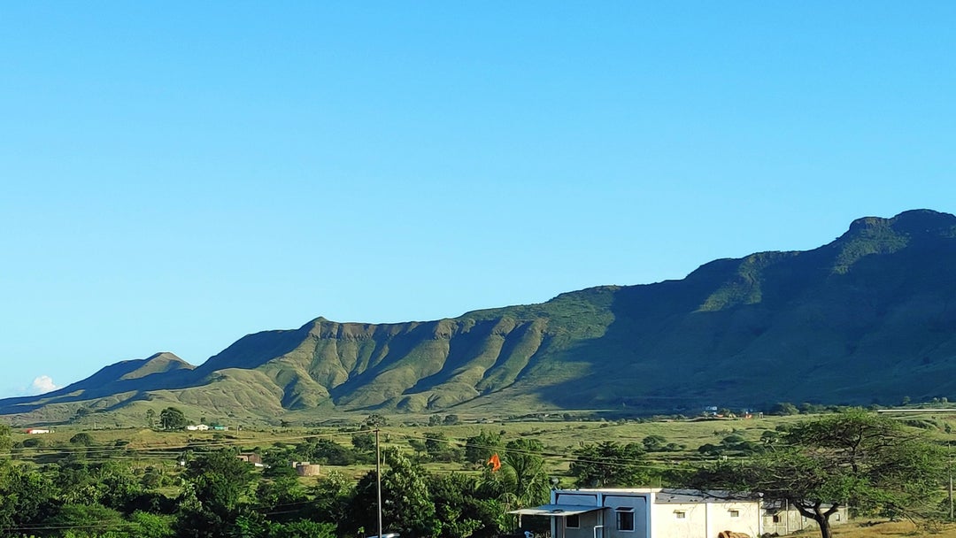 Purandar Fort from a distance Pune, India