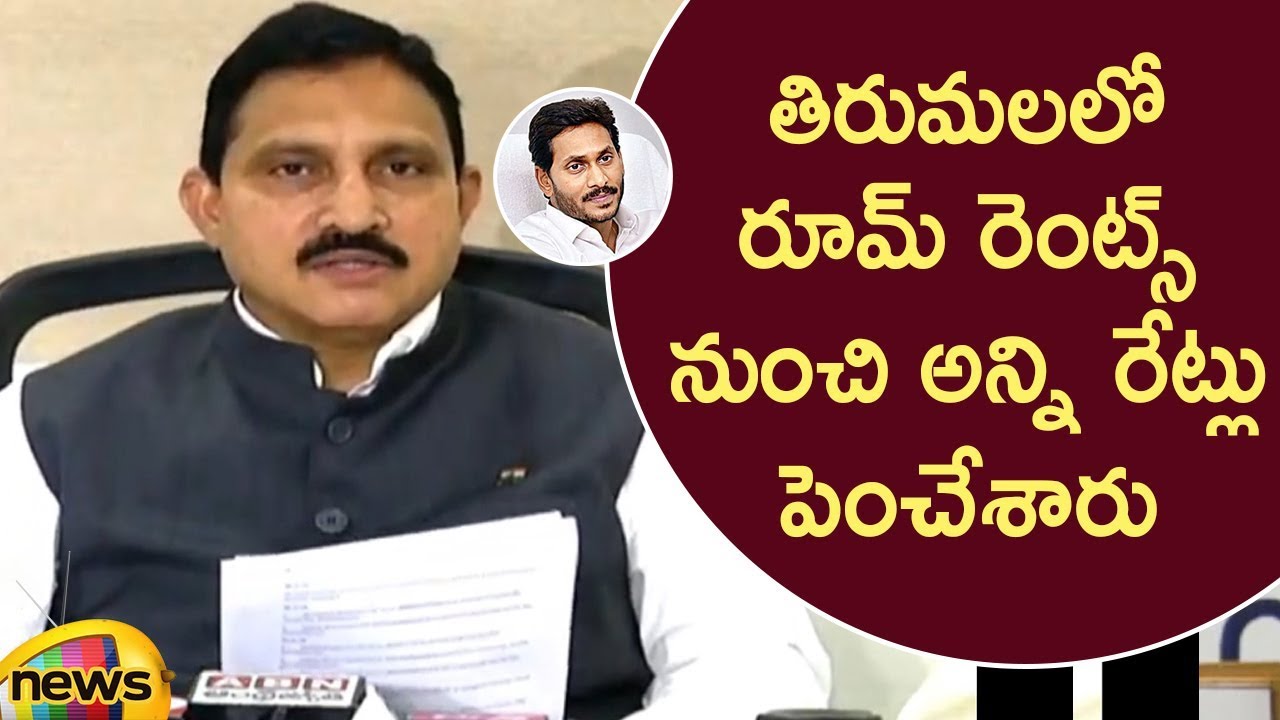 BJP MP Sujana Chowdary Criticizes YCP Govt Over Hiking Rental Prices In Tirumala Mango News