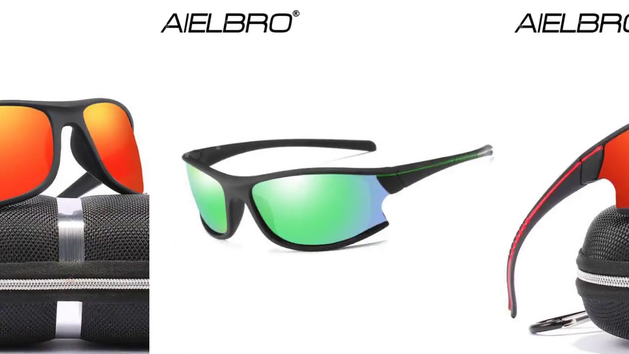 AIELBRO Outdoor Polarized Sunglasses TAC Lens Fishing Hiking Sports Mountain Bicycle Eyewear Driv…