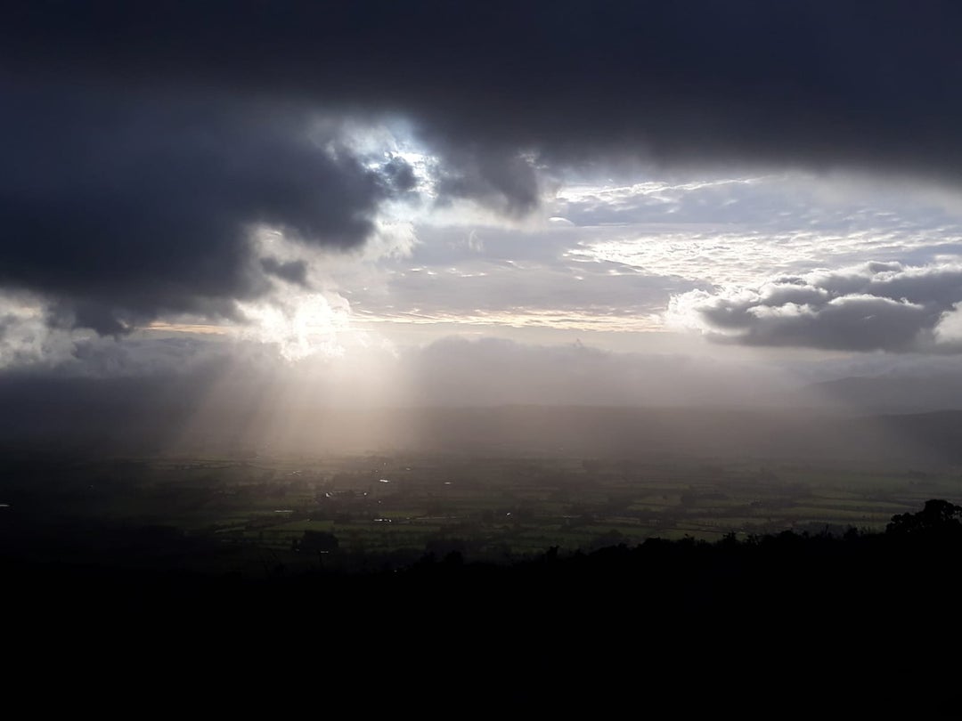 View from Slievenamon, Tipperary, Ireland.