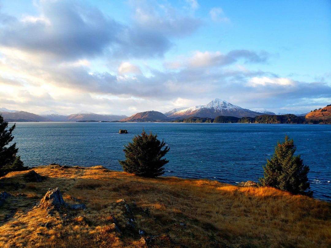 Went for a nice short hike while the sun was out in Kodiak, AK.