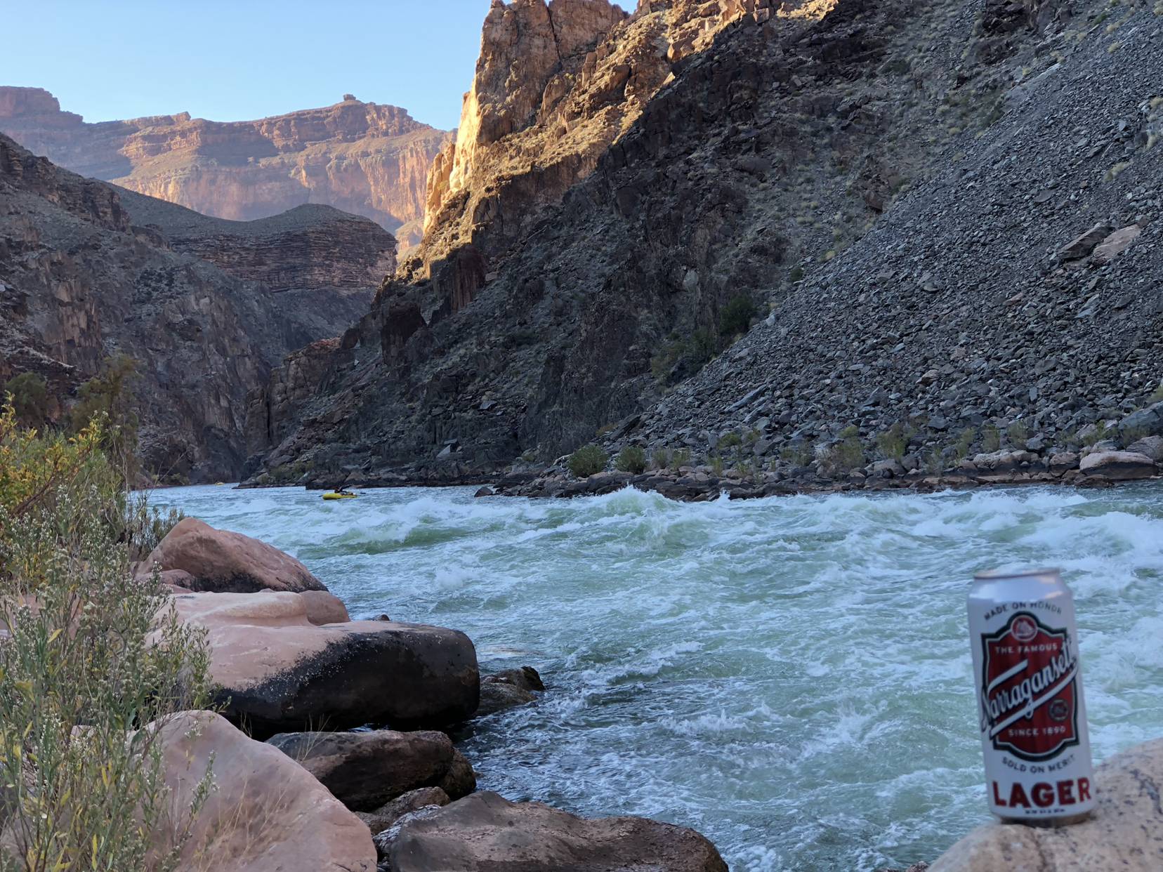 When youre from New England and need a beer after hiking to the bottom of the Grand Canyon.