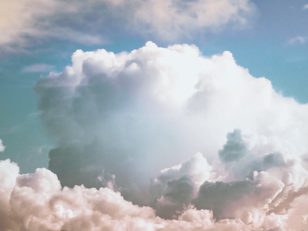 ITAP the incredible clouds above while I was hiking