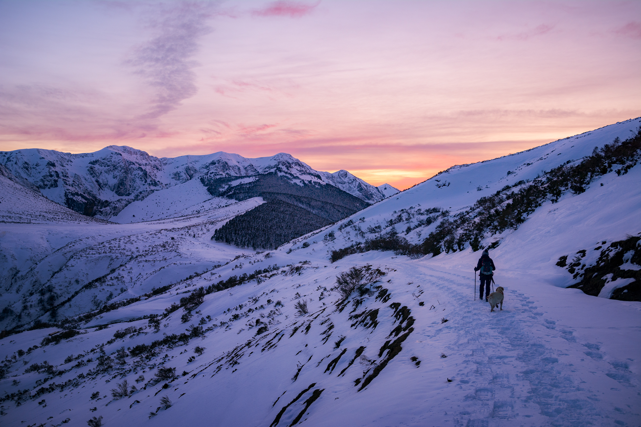 Hike in the snow – D7100 17-50