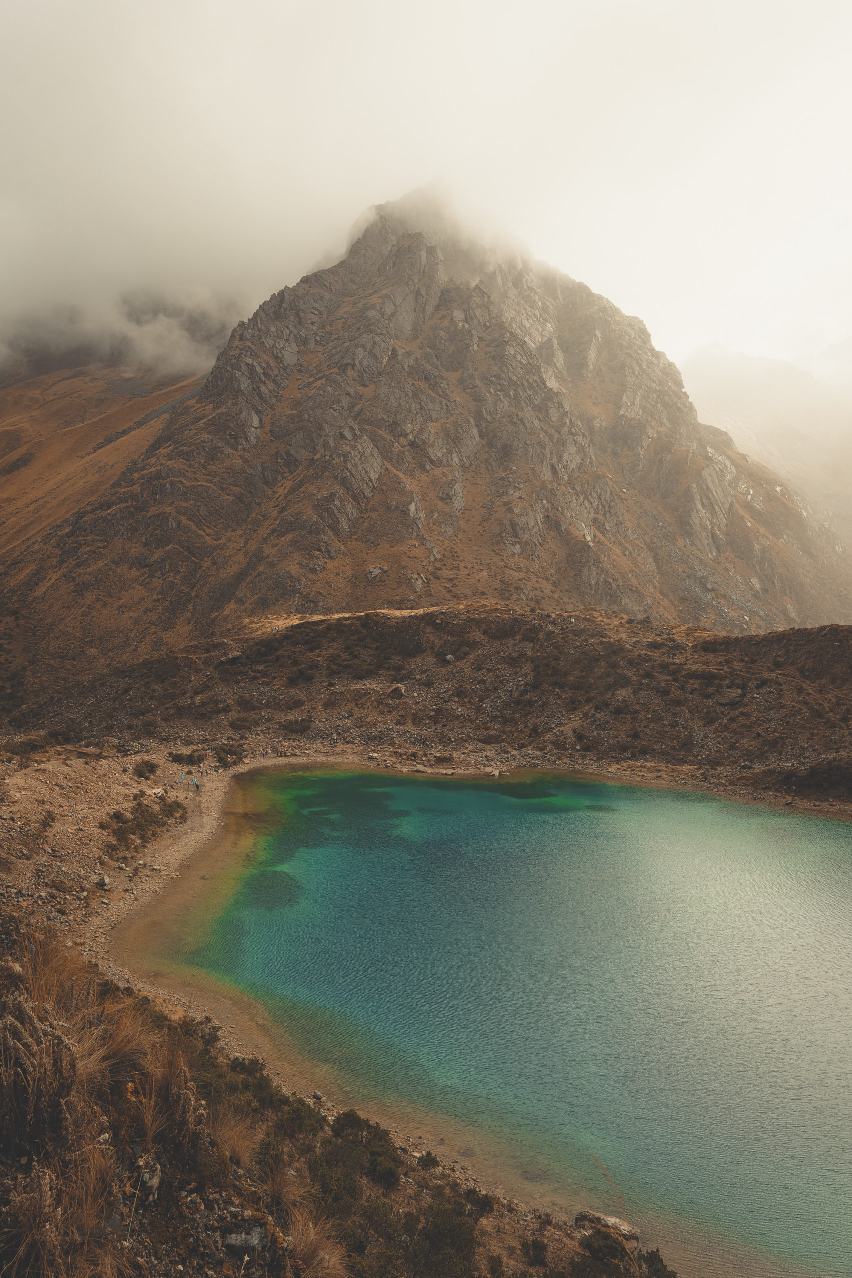 The Salkantay trek in the mountains of Peru