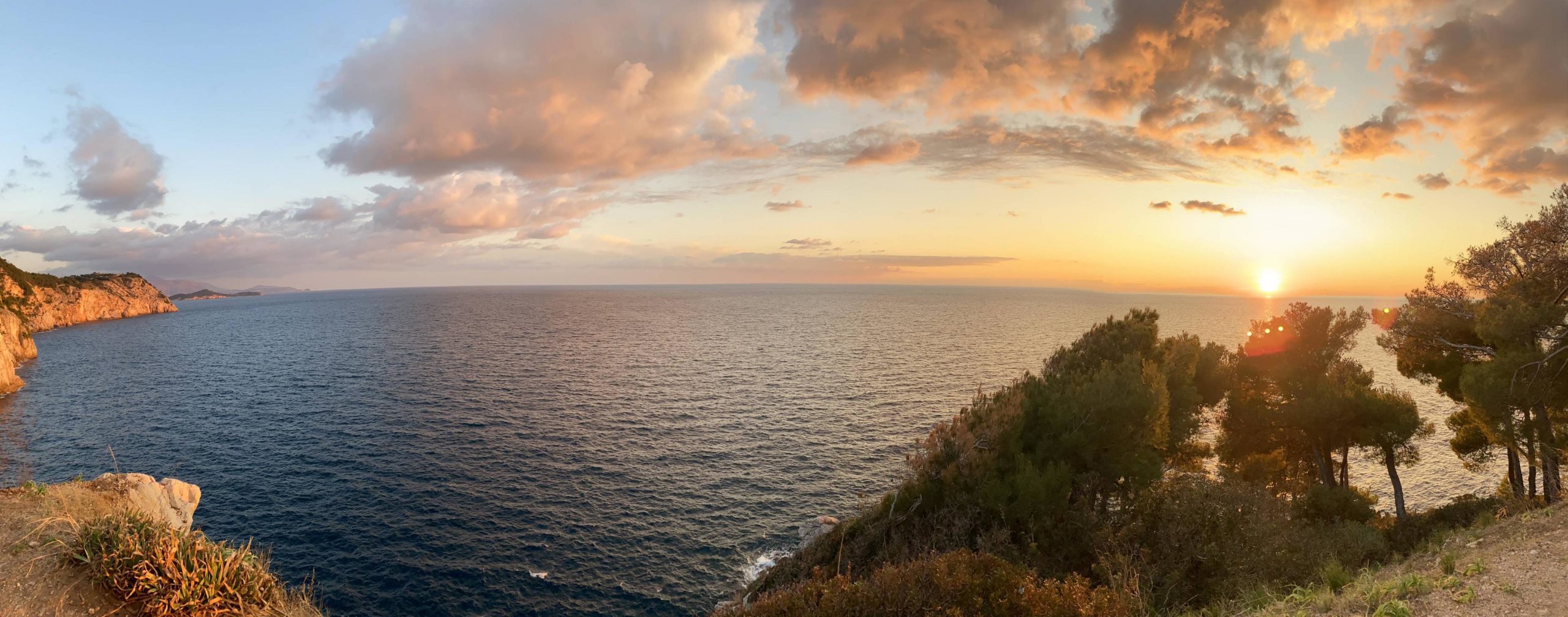 The view from my most recent hike in Dubrovnik, Croatia