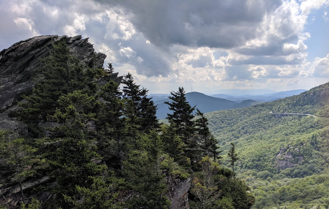 Rough Ridge Trail. Blue Ridge Parkway, NC. US