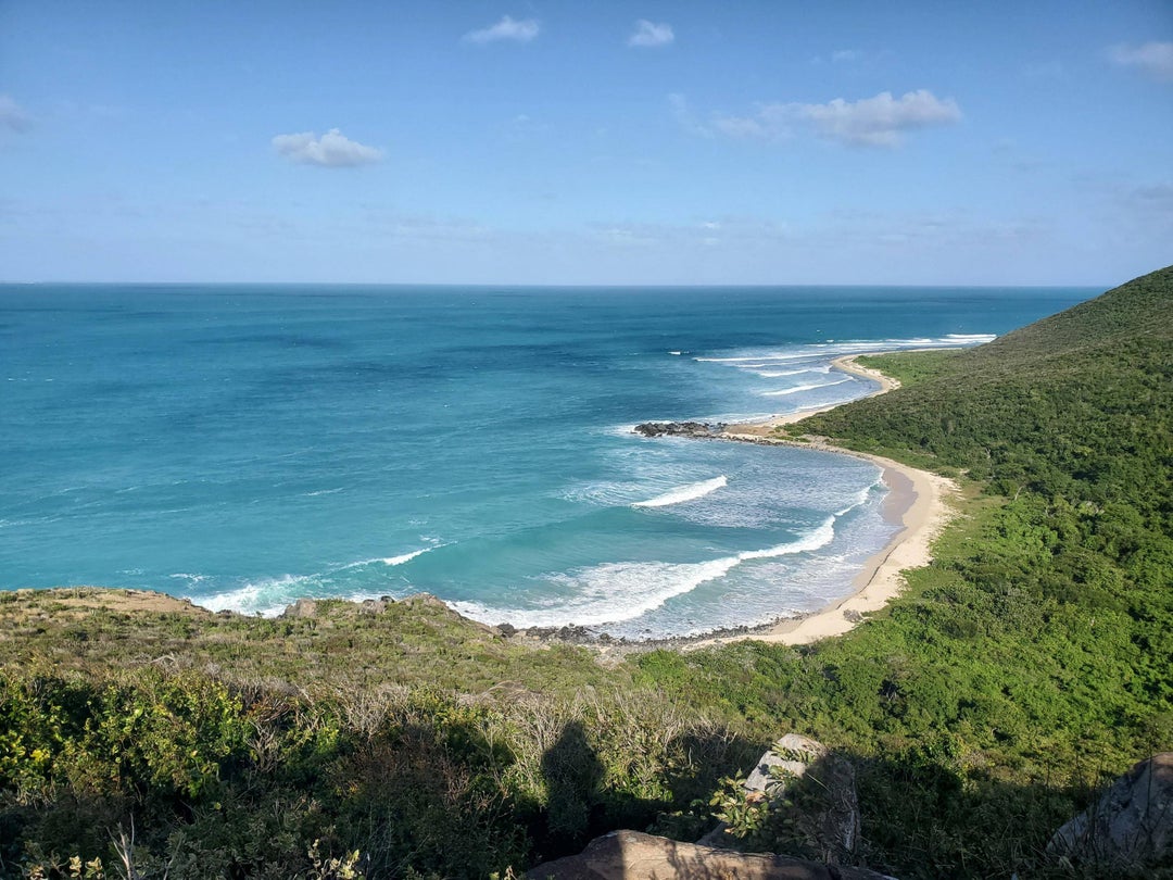 Hiked to Petit Cay from Anse Marcel.