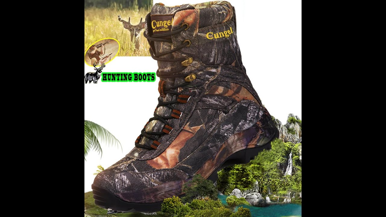 CUNGEL Hiking Shoes Professional Waterproof Hiking Boots