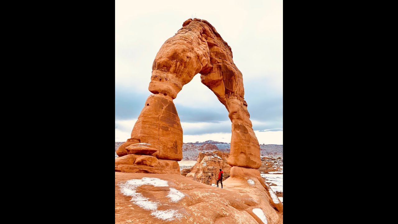 How I Hike Delicate Arch in Winter The Best Hiking in Arches National Park Utah Road Trip