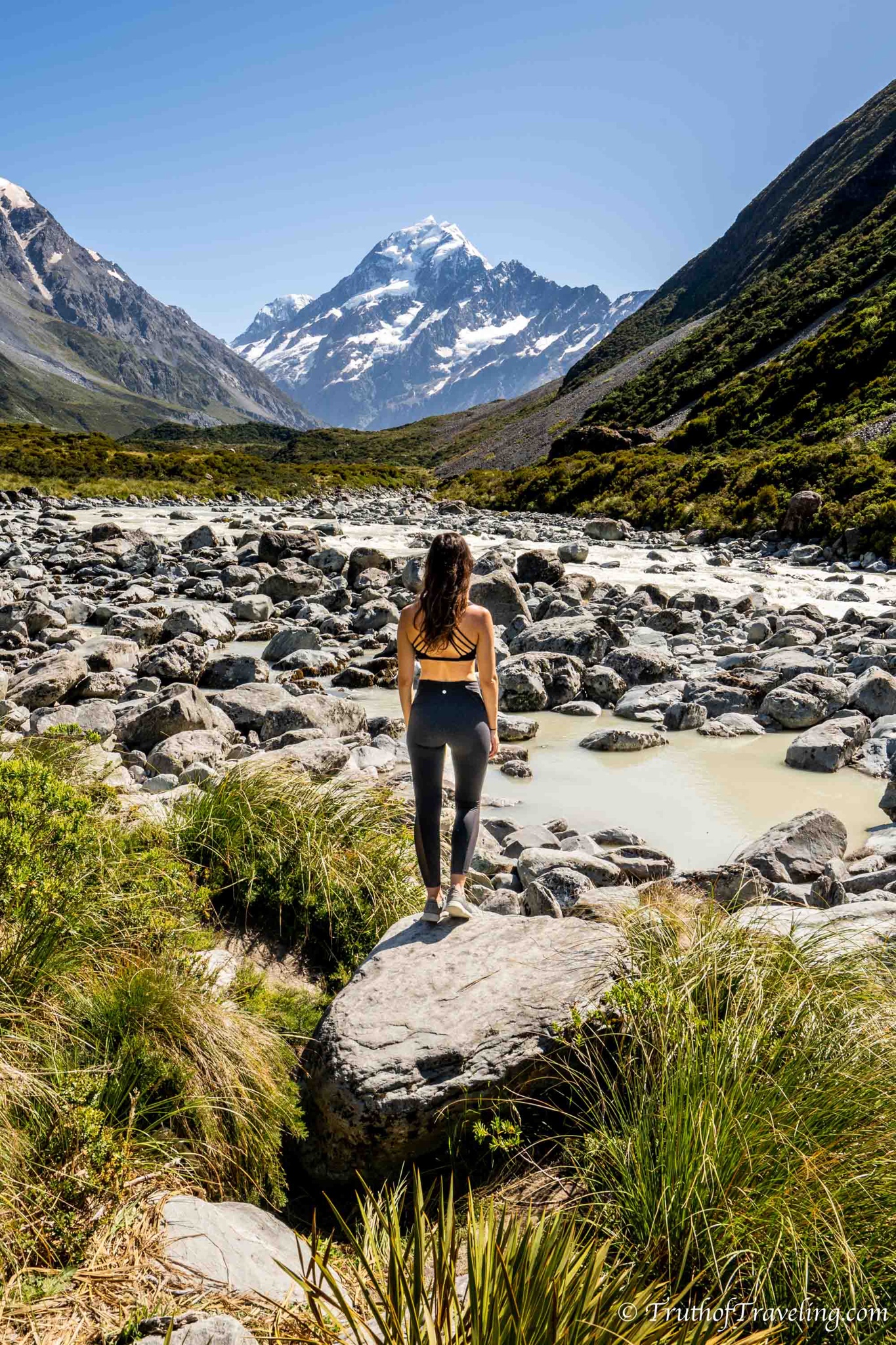 Hiking is one of our favorite ways to exercise This is the Hooker Valley Track hike to Mt. Cook in New Zealand. Its about a 10km hike round trip and has amazing Mountain Views the entire time.