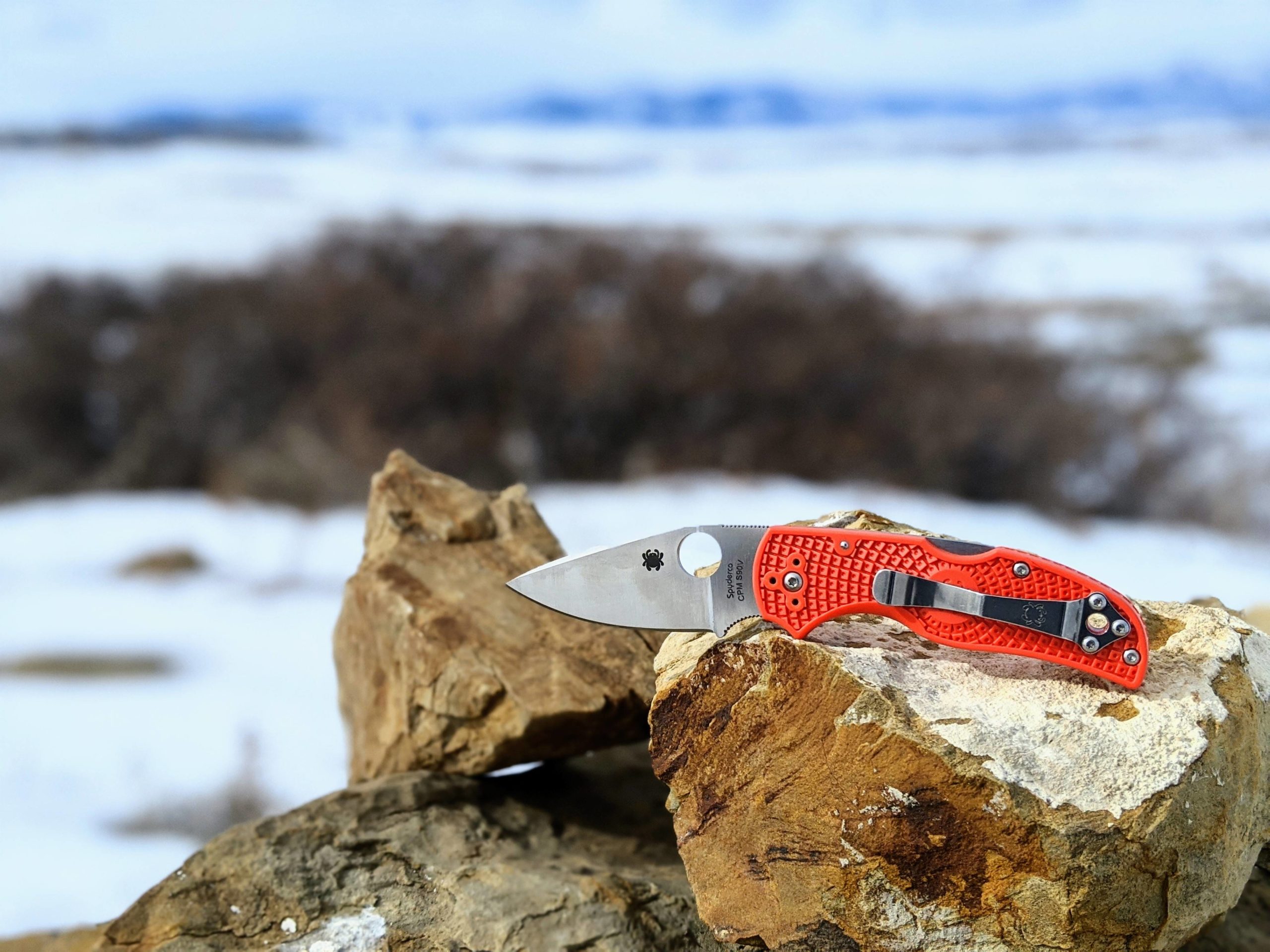 Front Range hiking buddy 2 – Spyderco Native 5 S90Vorange FRN