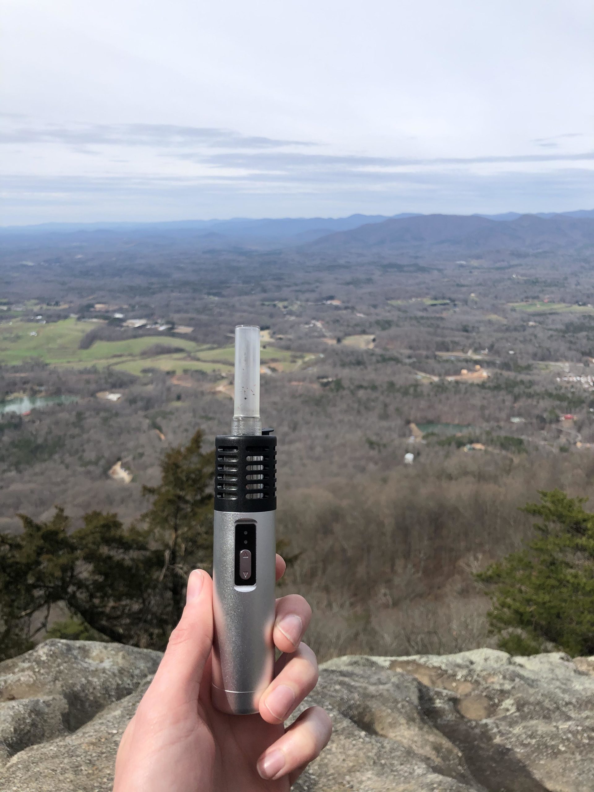 The Arizer air came in handy when hiking Yonah Mountain