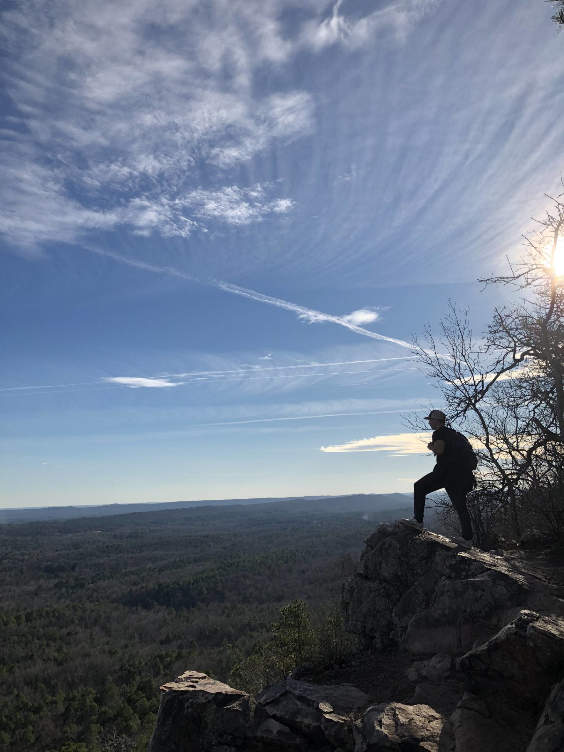 Oak Mountain State Park, Alabama. Kings Chair Overlook. It was a 5 mile hilly hike, but it was well worth it with my wife We enjoyed it.