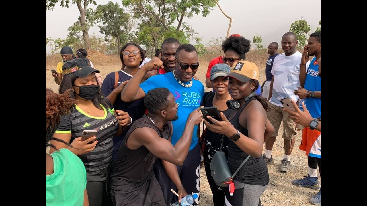 Sowore goes hiking with great Nigerians in ABUJA