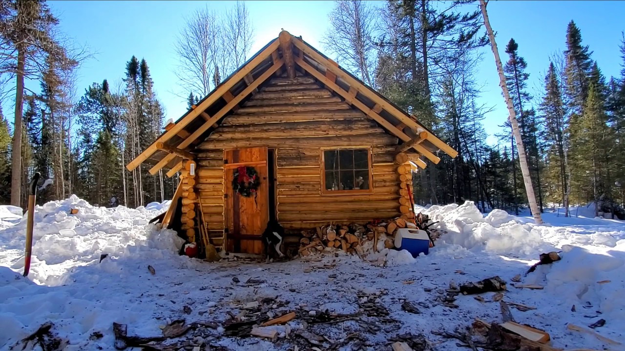 Inside Cabin TourUpdate, Stove Modification, Hiking Out With Skeeter