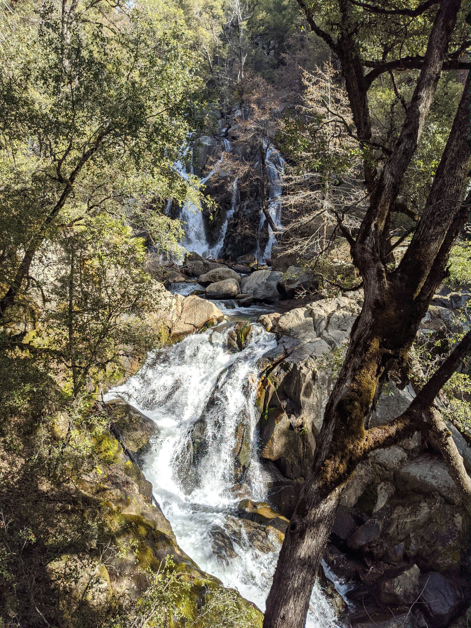 early morning at Corlieu Falls, Oakhurst, CA, USA