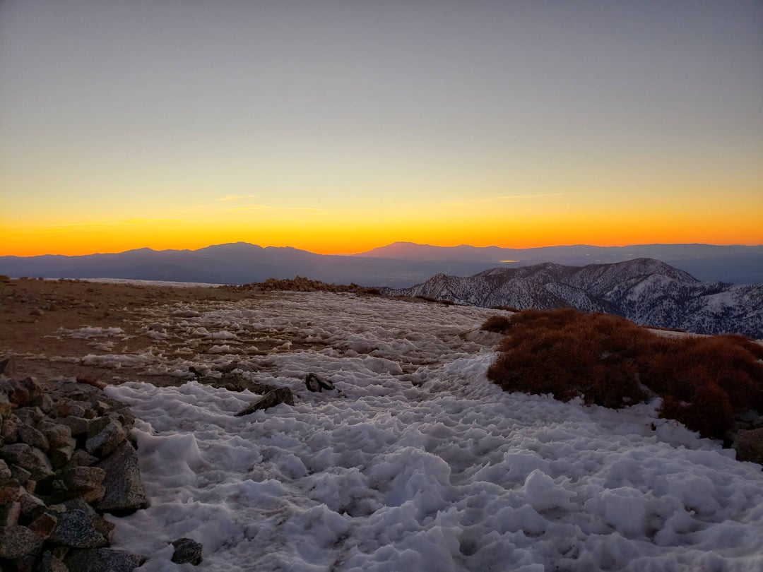 Mt baldy sunrise hike today21