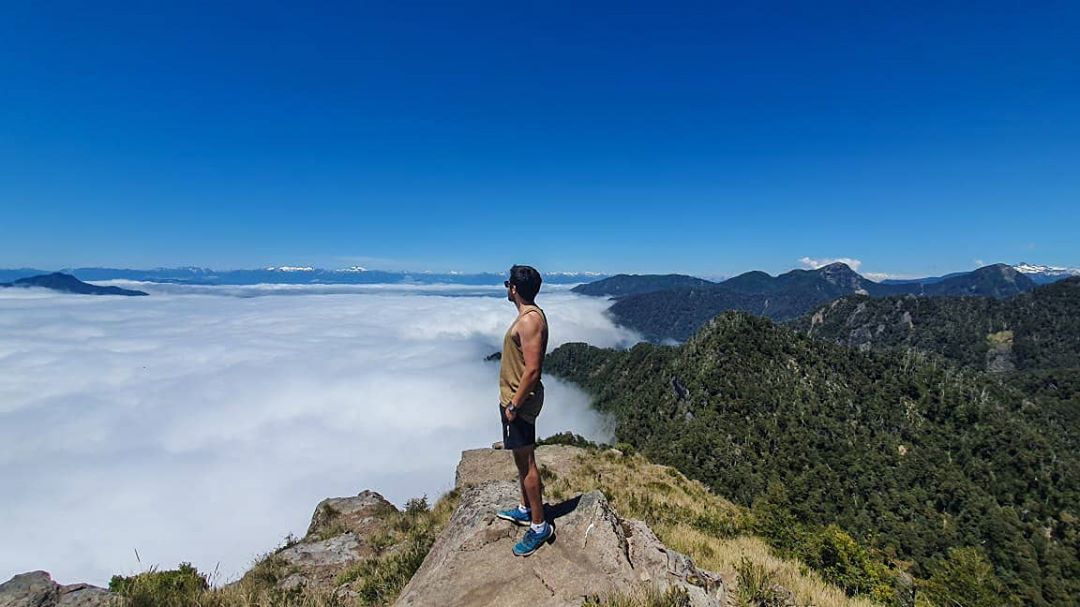 The paradise in the earth ……cerromayo parquefutangue surdechile clouds parquesnacion…