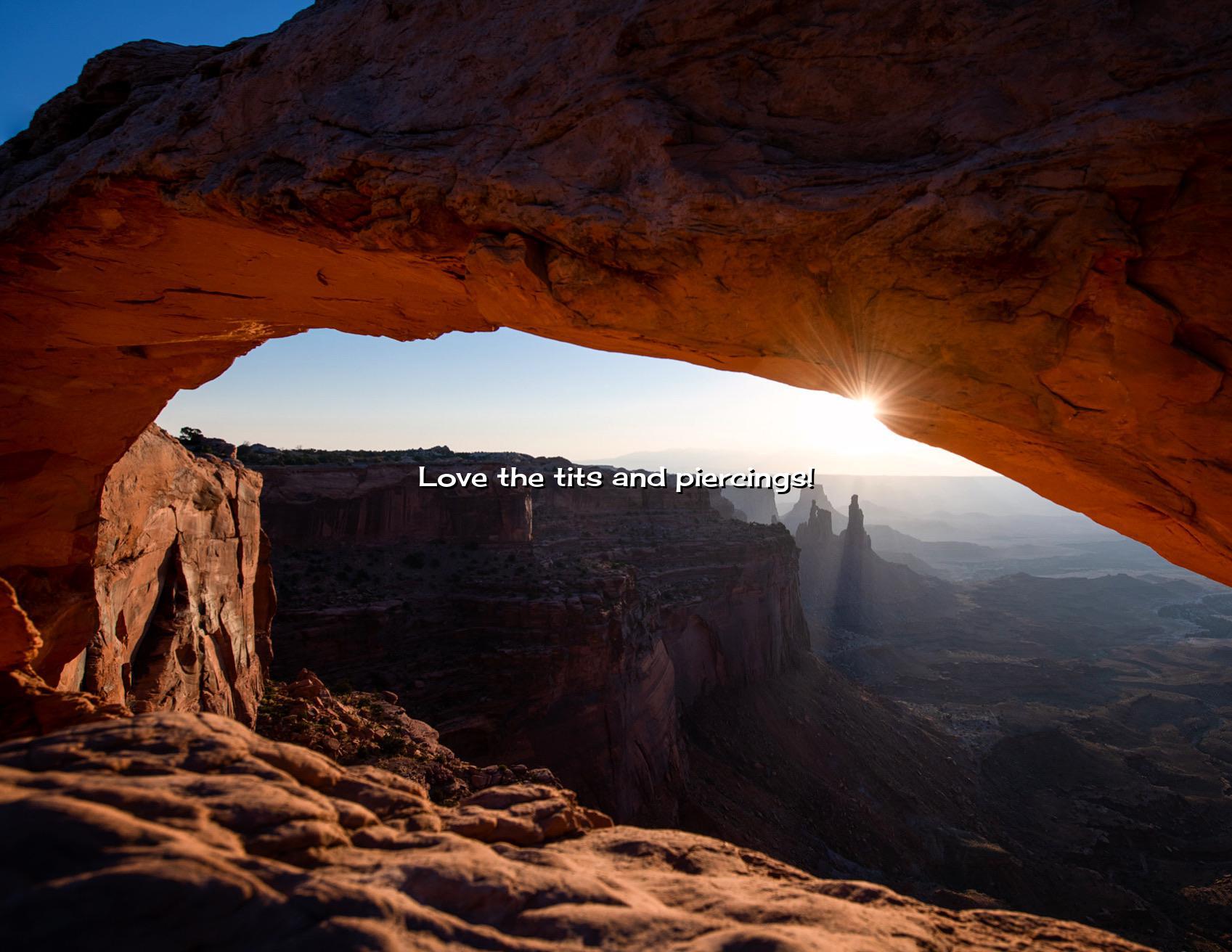 Hiked to see this gorgeous sunrise beneath the Mesa Arch in Canyonlands National Park