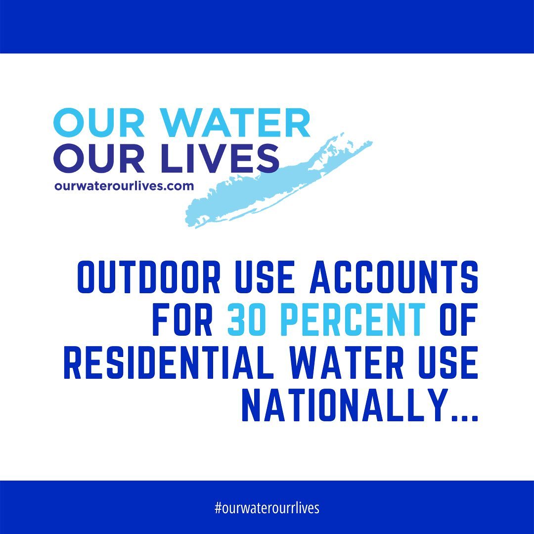 … but accounts for even more in water-intensive landscapes and on Long Island outdoors waterwis…