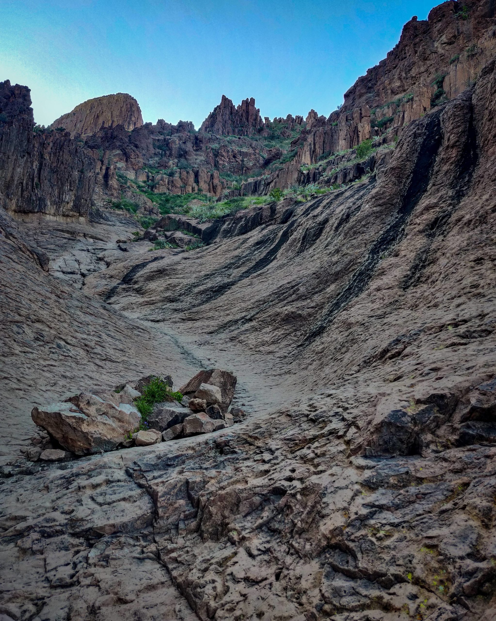 This one was rough, Siphon draw trail, Lost Dutchman State Park, Youngberg, Arizona, USA