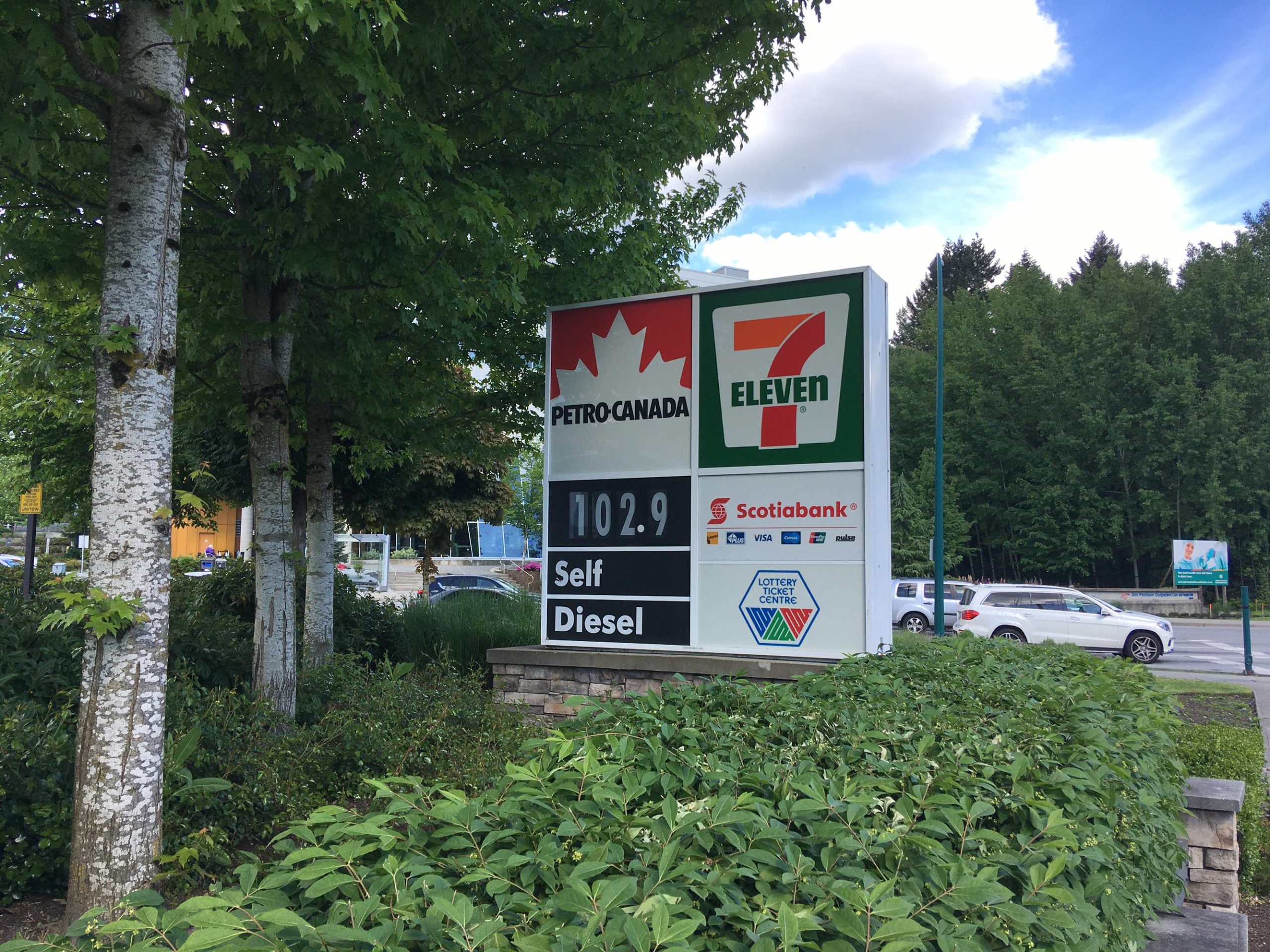 Long weekend gas price hike Over 1.00 a litre now