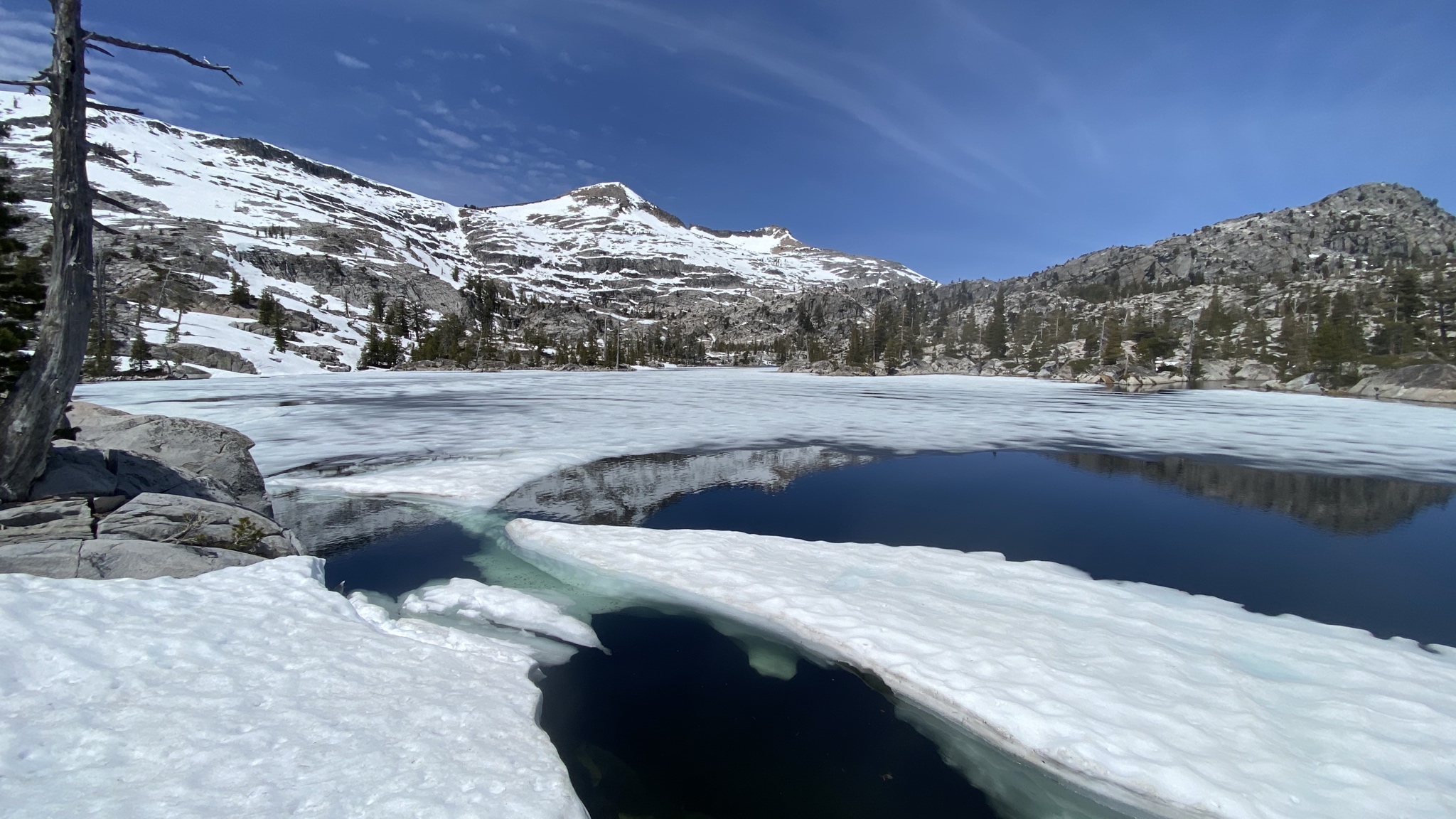 Ropi Lake, Desolation Wilderness, California May 16,2020