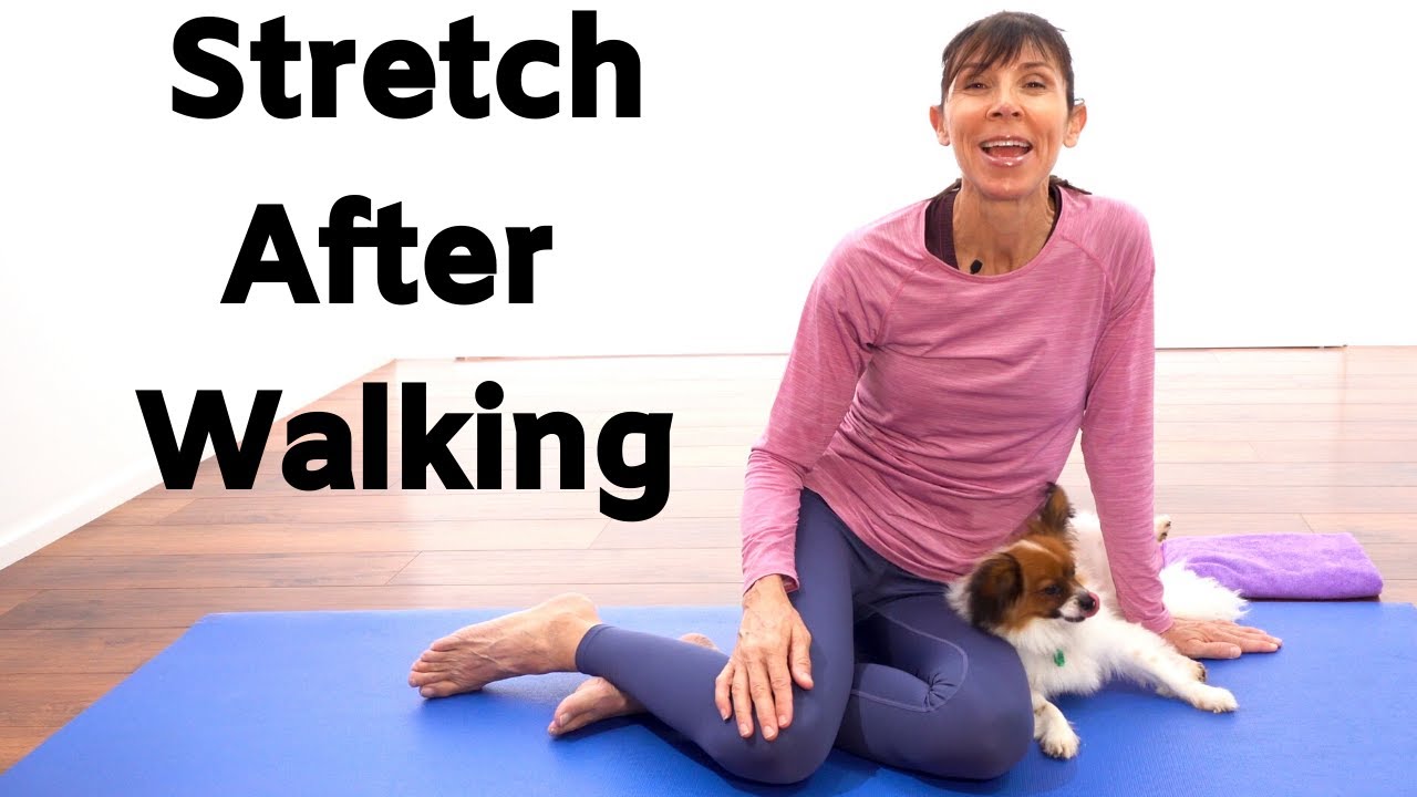 Walking Stretches that Relieve Muscle Soreness after Walking and Hiking – 10 Min Routine