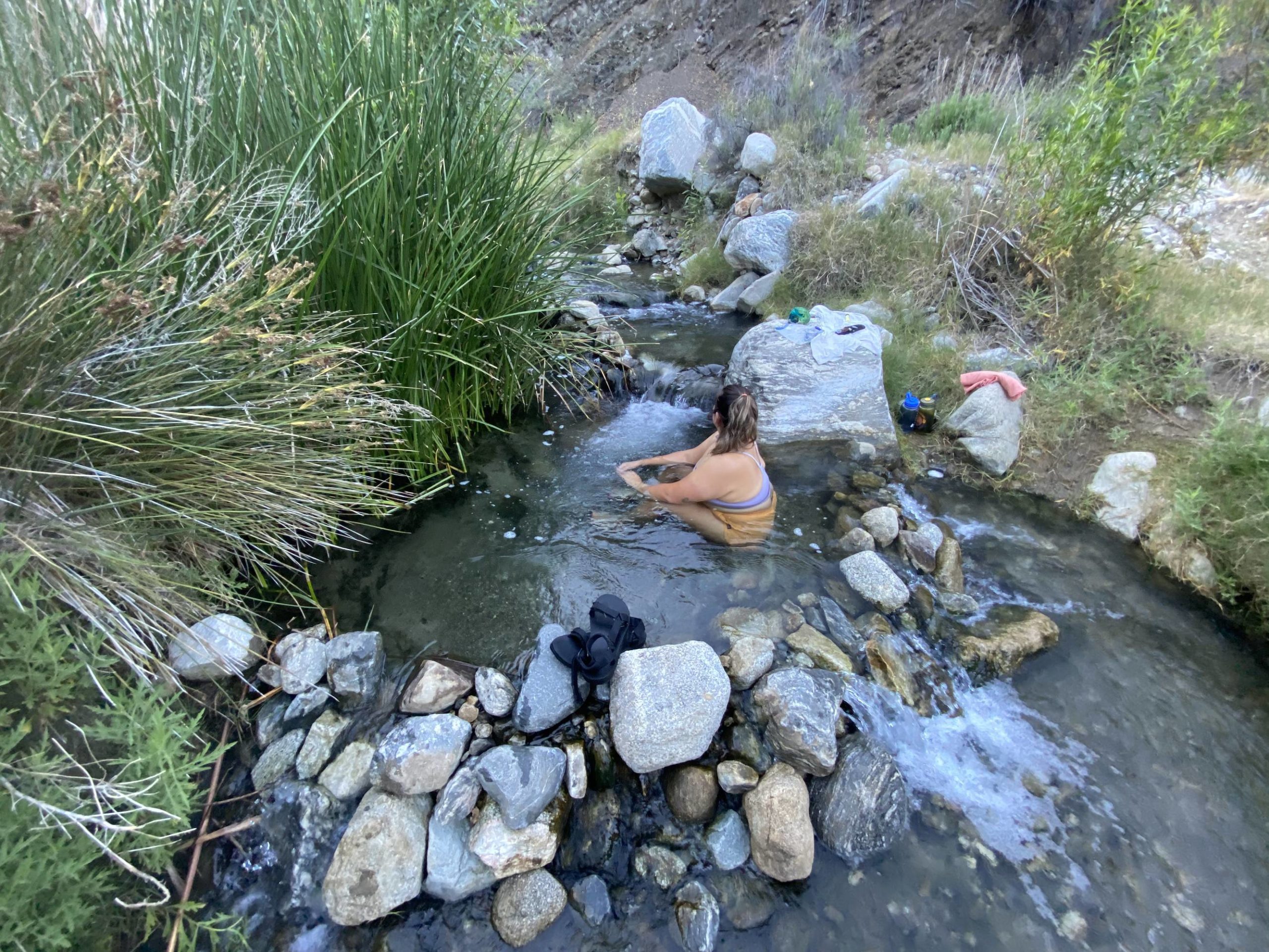 The sespe hot springs were just the halfway point of our 30 mile hike