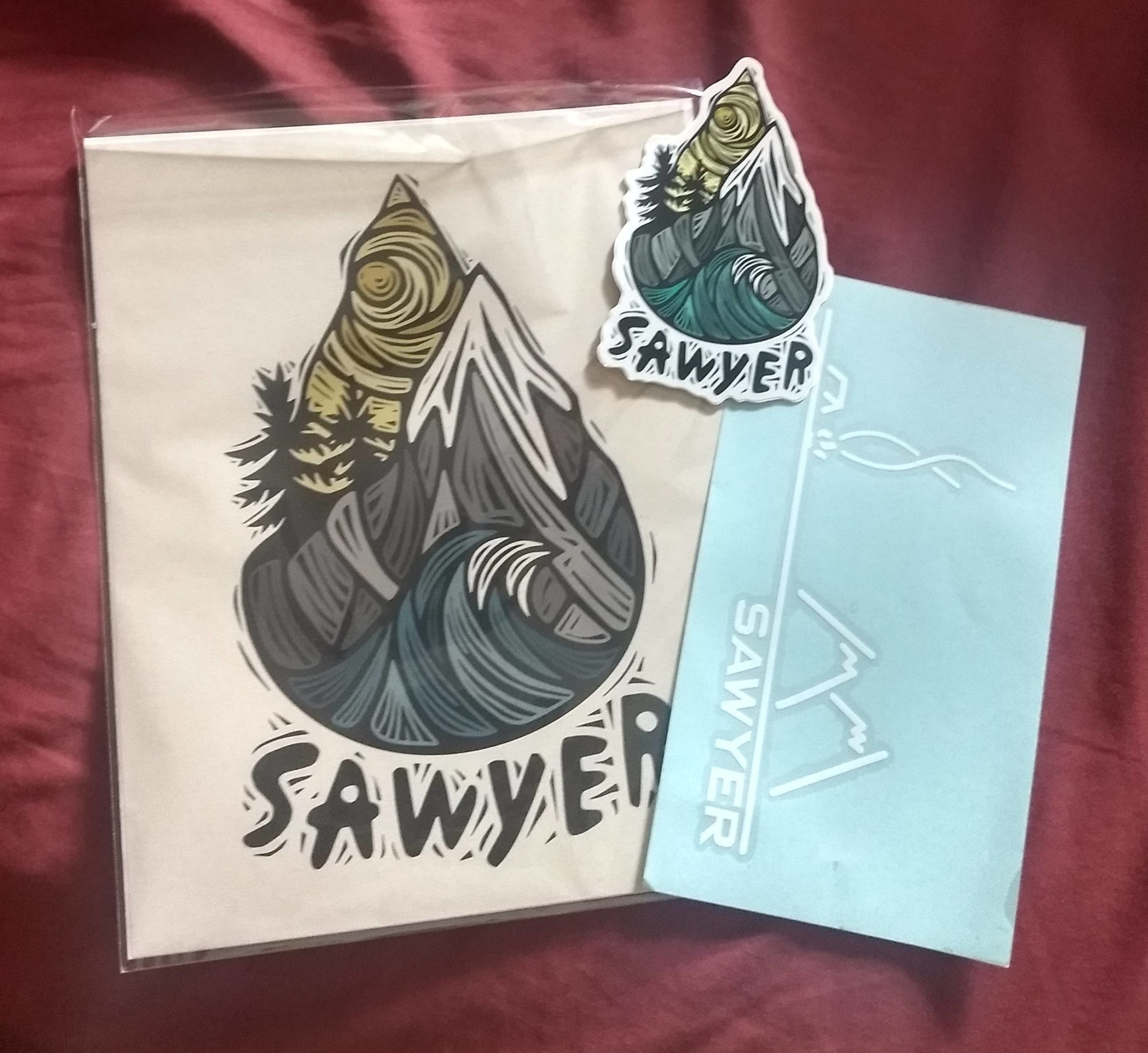 Caught a typo in my Sawyer Squeeze manual, received this thank you gift