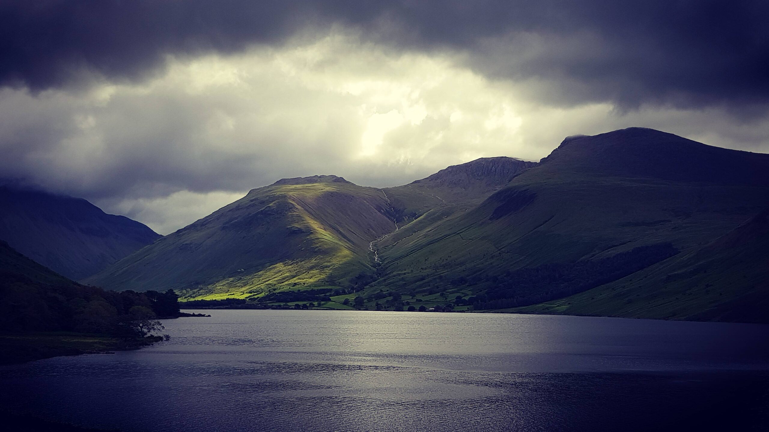 Scafell Pike from Wast Water, Cumbria, England