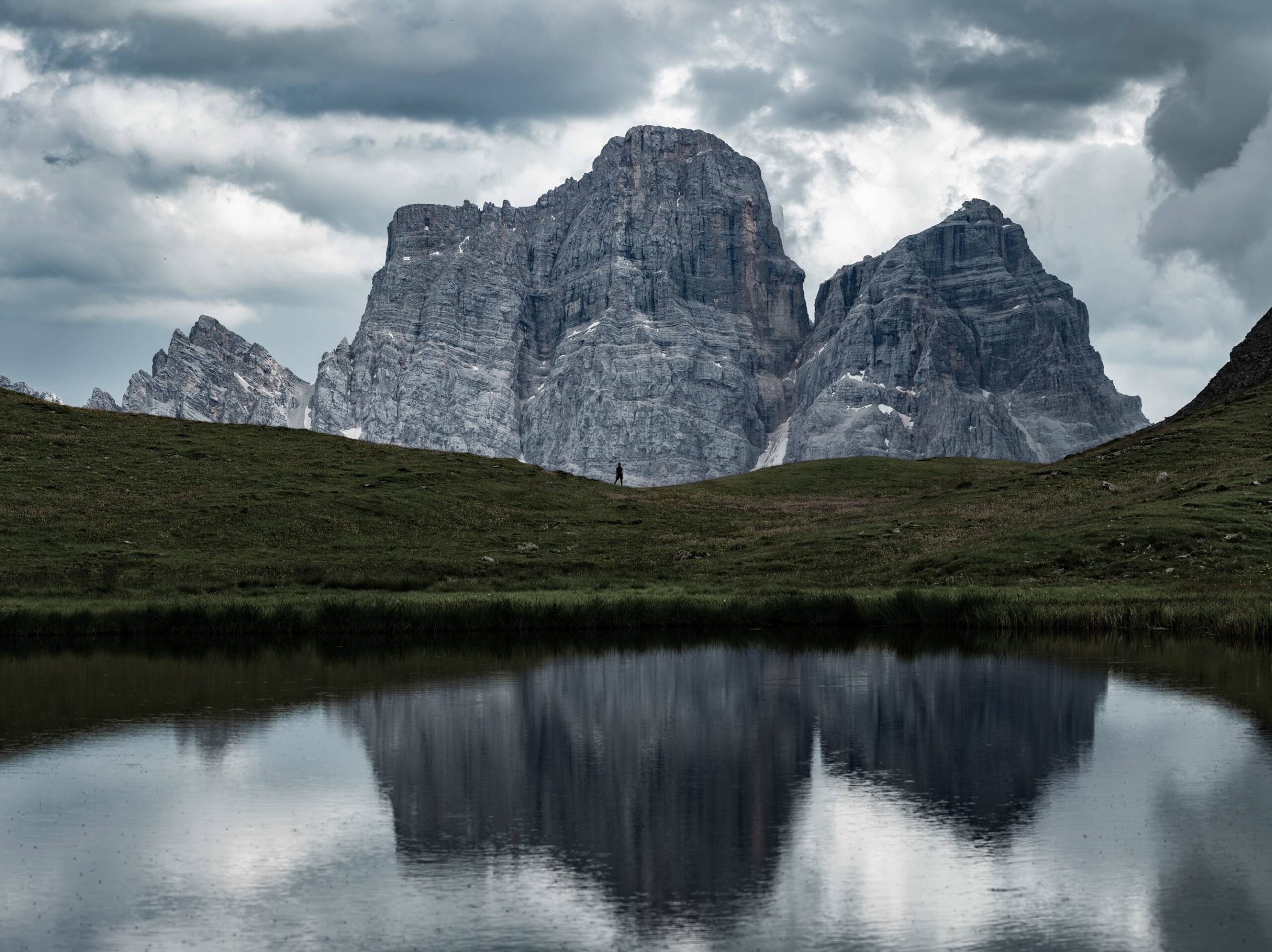 Ankle deep in the mud for this shot. Dolomites, North-East Italy