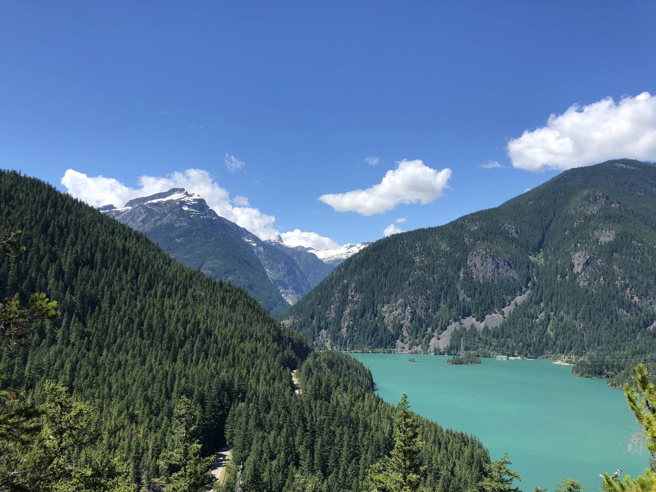 Thunder Knob trail in North Cascades National Park, WA USA