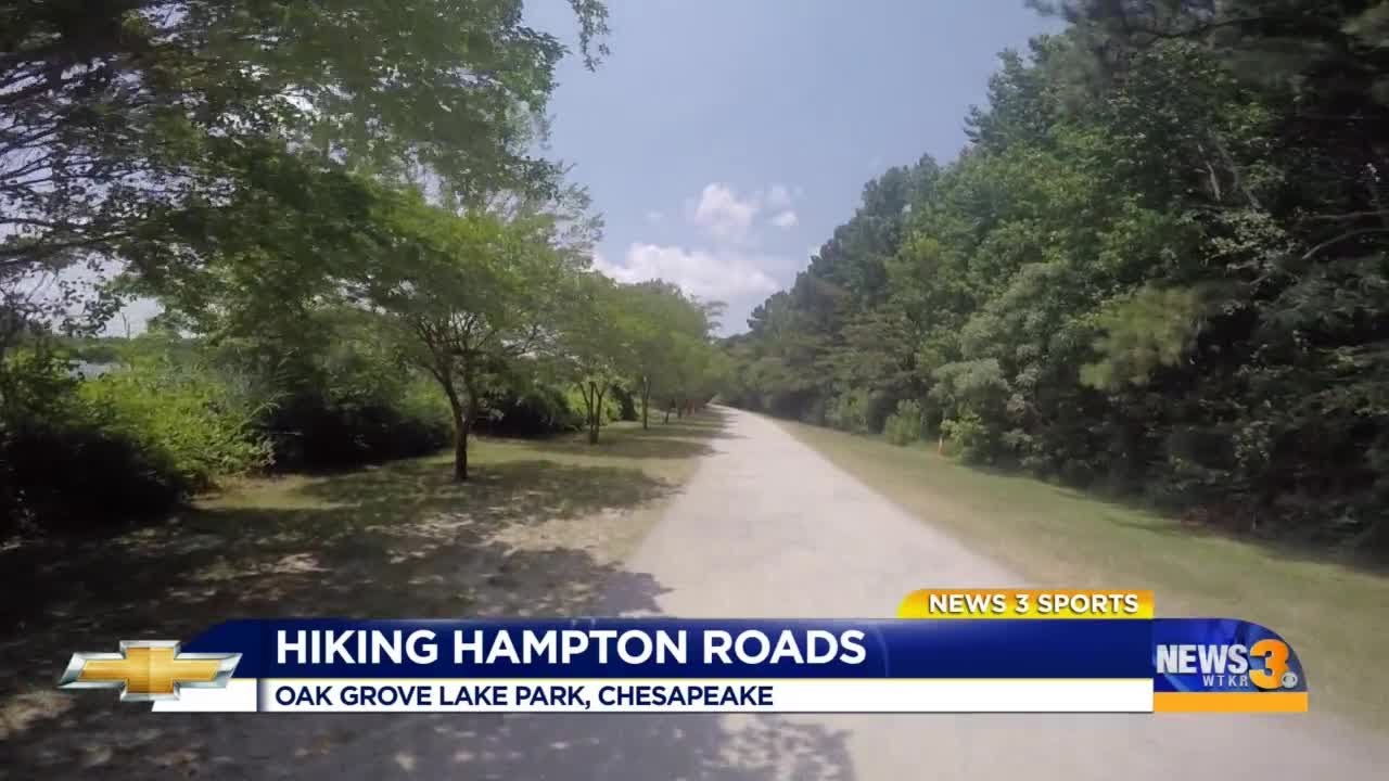 Hiking Hampton Roads Oak Grove Lake Park