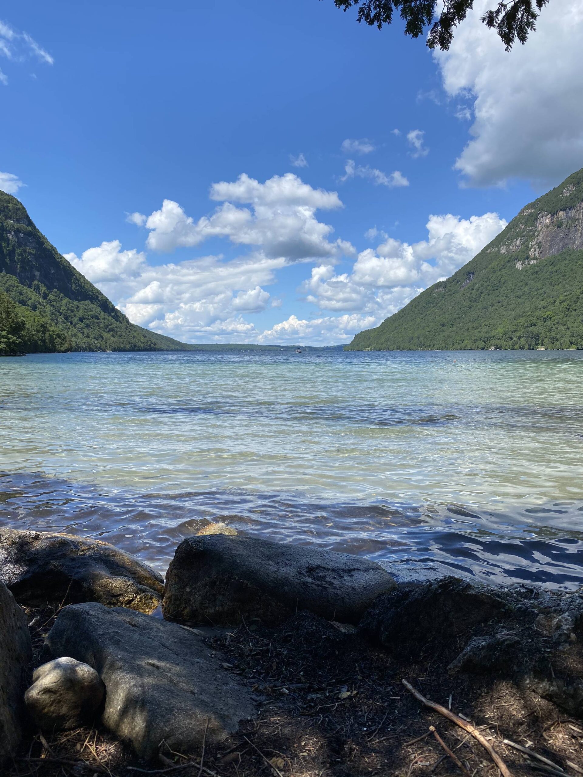 Lake Willoughby after a hike to the top of mount Pisgah