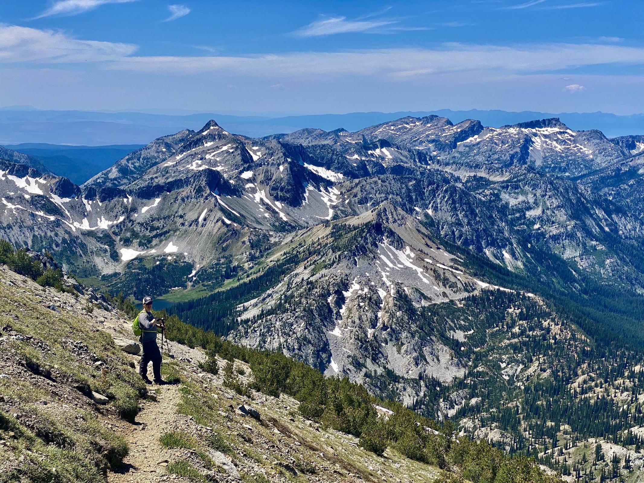 Hiking the Wallowas in Eastern Oregon with my buddy. We had a great few nights out in the wilderness.