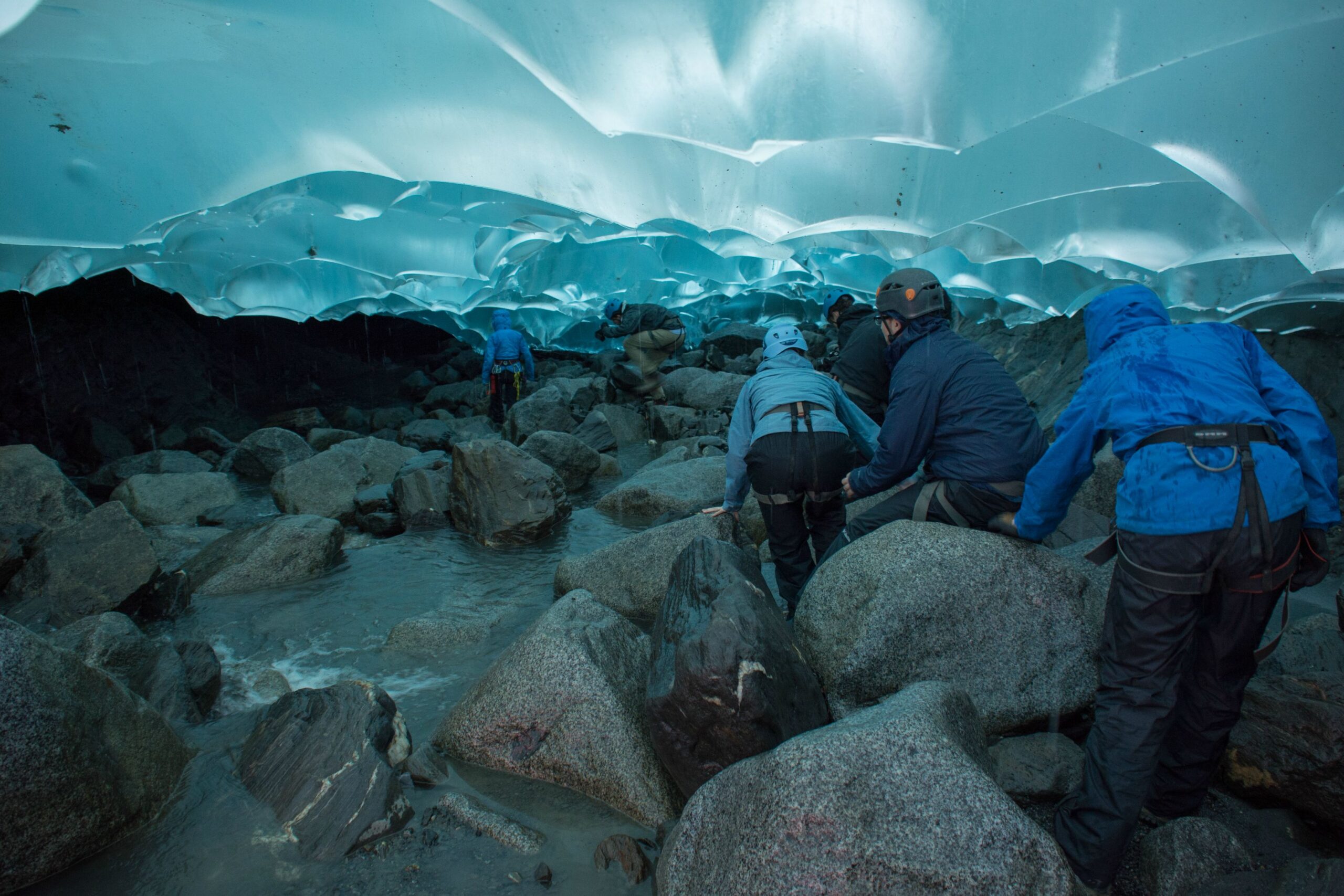 8804 Hiked into a glacier…