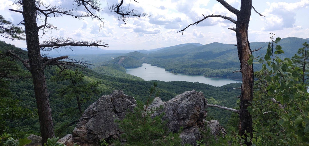 Carvin Cove, the beginning of our Triple Crown AT Section hike, VA