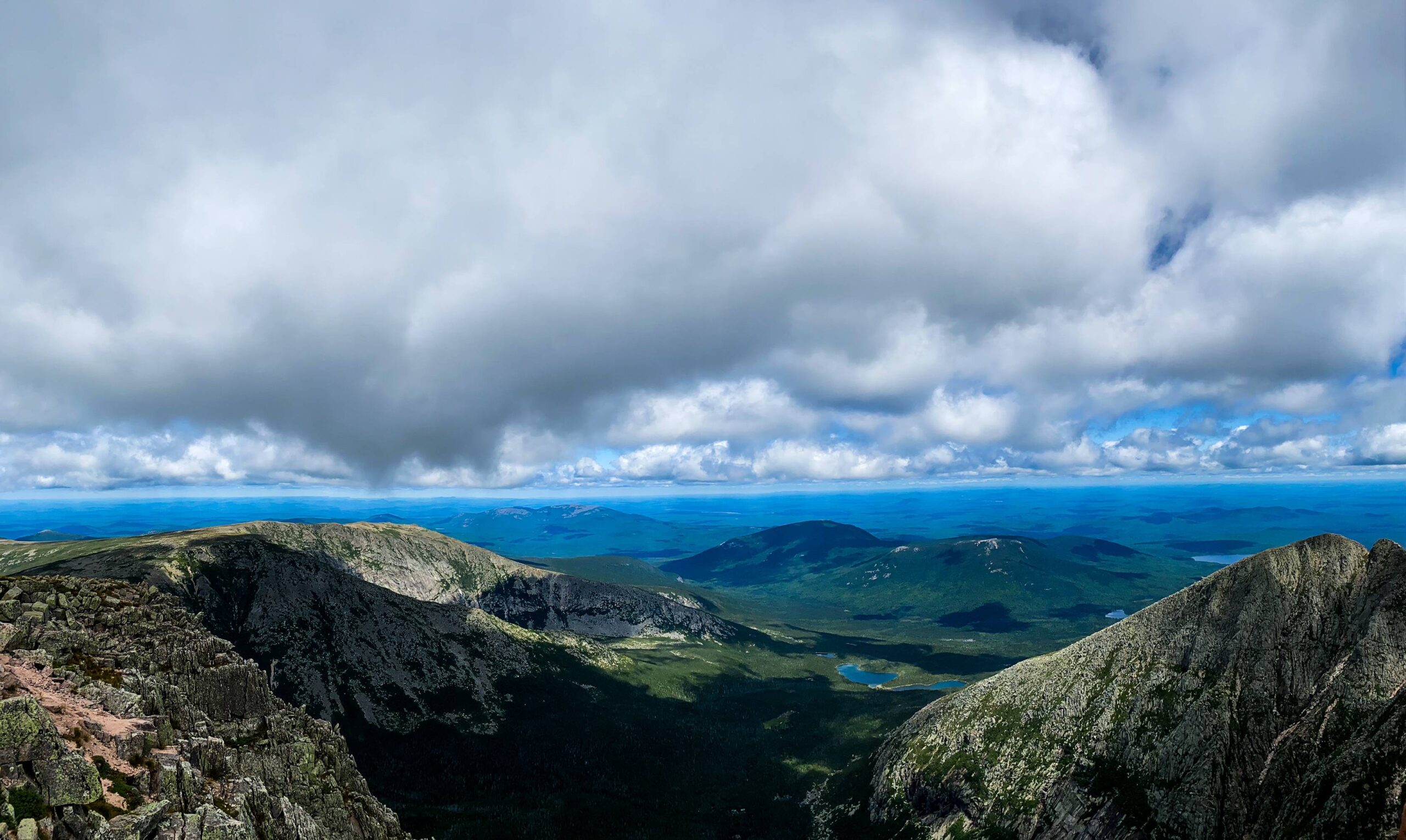 The hike to the top of Katahdin isnt easy, but the view was incredible. Katahdin, Baxter State Park, Maine 6488×3878 OC