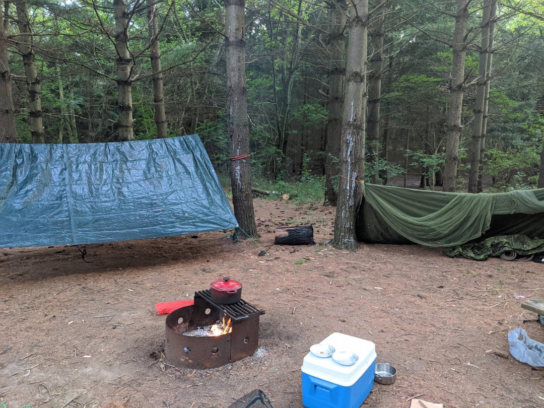 Went camping at Wildwoods Conservation Area just outside St Marys Ontario. After a long 28k hike and getting lost in the woods home sweet hammock was a welcome sight