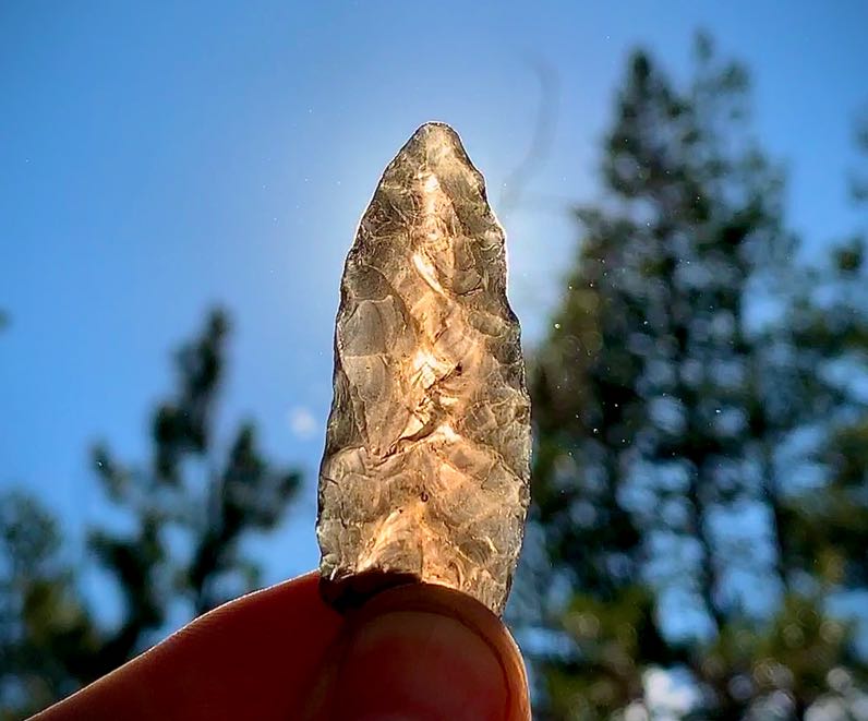 Found this Obsidian beauty on a hike