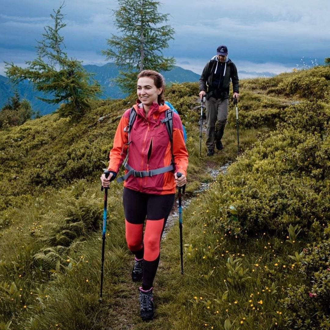 Austrian minister of Justice hiking in Salzburg