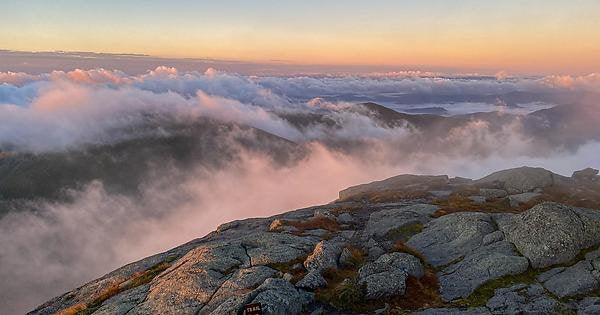 Sunrise hike up Marcy on 9.6.20 with cloud inversion