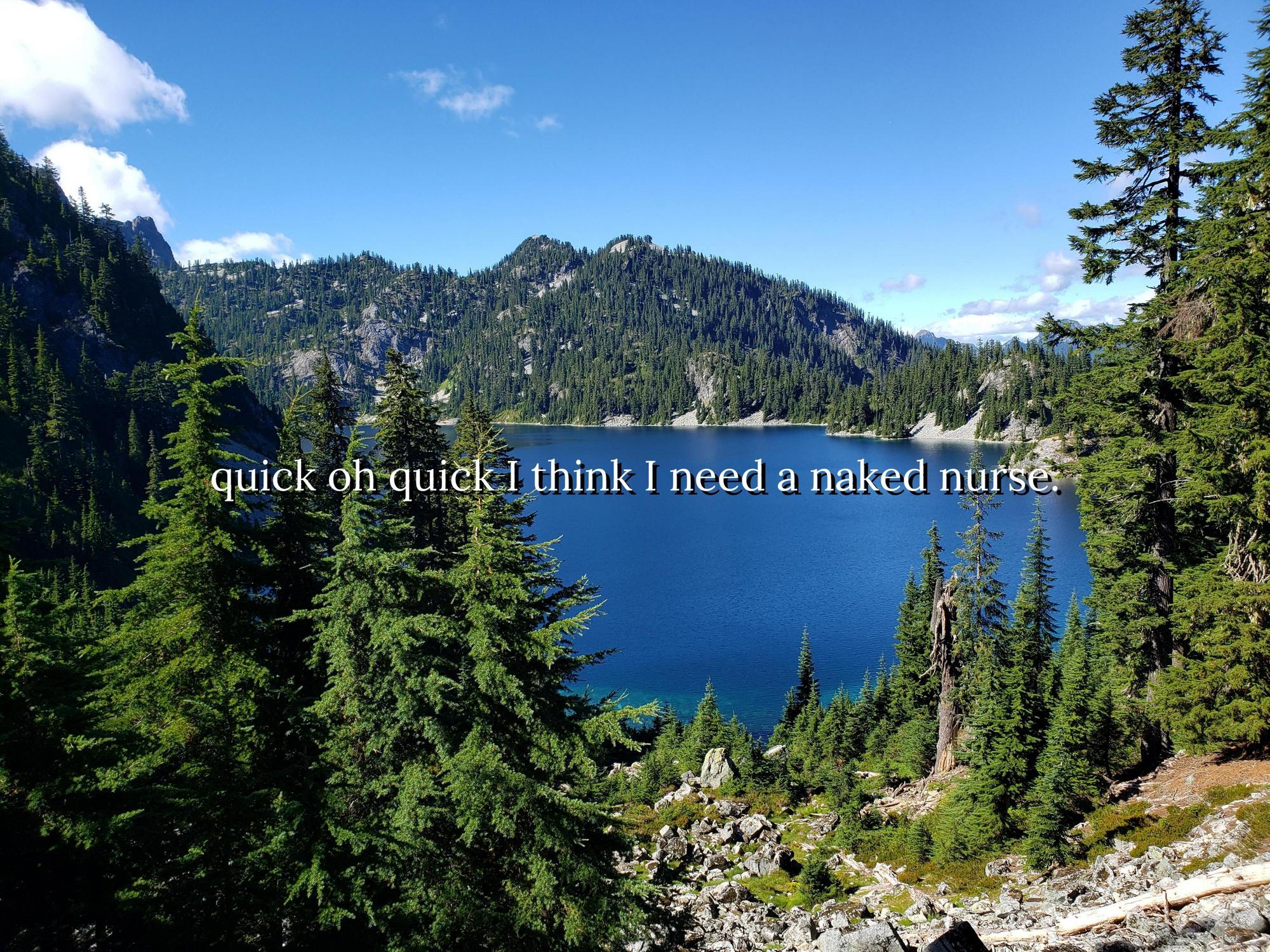 Did alittle hike Snow Lake, Wa